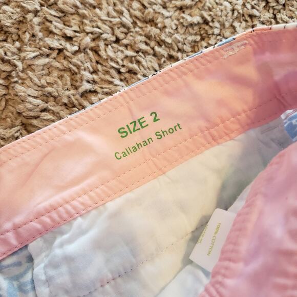 Lilly Pulitzer Callahan Short Get Nauti Sail Boat Nautical Blue 2 - Picture 3 of 8